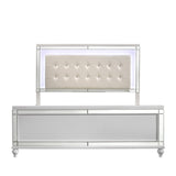 New Classic Furniture Valentino Queen Bed - White BA9698W-310-FULL-BED