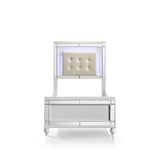 New Classic Furniture Valentino Twin Bed - White BA9698W-510-FULL-BED