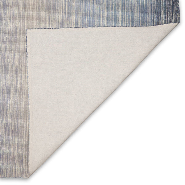 Trans-Ocean Liora Manne Aruba Ombre Casual Indoor Hand Loomed 100% Wool Rug Denim 8'3" x 11'6"