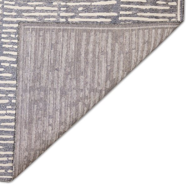 Trans-Ocean Liora Manne Cove Bamboo Casual Indoor/Outdoor Power Loomed 100% Polypropylene Rug Blue 7'10" x 9'10"