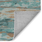 Trans-Ocean Liora Manne Corsica Waterfall Contemporary Indoor Hand Tufted 100% Wool Rug Patina 8'3" x 11'6"