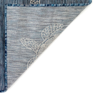 Trans-Ocean Liora Manne Carmel Seaturtles Casual Indoor/Outdoor Power Loomed 87% Polypropylene/13% Polyester Rug Navy 7'10" x 9'10"