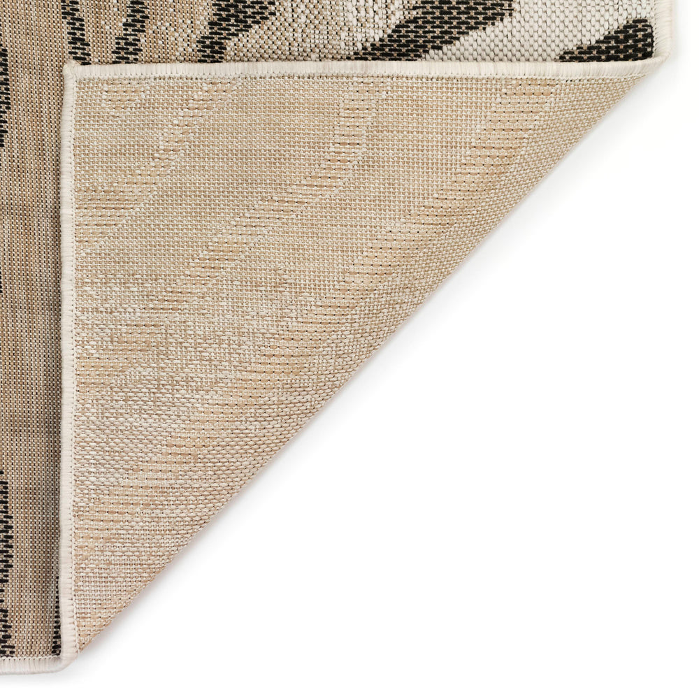 Trans-Ocean Liora Manne Carmel Zebra Casual Indoor/Outdoor Power Loomed 87% Polypropylene/13% Polyester Rug Sand 7'10" x 9'10"