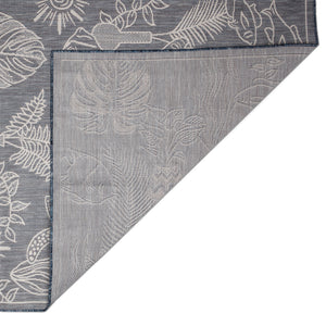 Trans-Ocean Liora Manne Carmel Collage Casual Indoor/Outdoor Power Loomed 87% Polypropylene/13% Polyester Rug Navy 7'10" x 9'10"