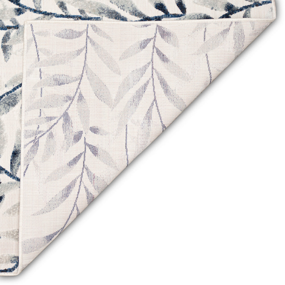 Trans-Ocean Liora Manne Canyon Vines Casual Indoor/Outdoor Power Loomed 87% Polypropylene/13% Polyester Rug Ivory 7'8" x 9'10"