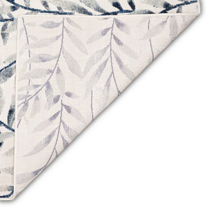 Trans-Ocean Liora Manne Canyon Vines Casual Indoor/Outdoor Power Loomed 87% Polypropylene/13% Polyester Rug Ivory 7'8" x 9'10"