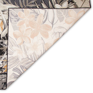 Trans-Ocean Liora Manne Canyon Paradise Casual Indoor/Outdoor Power Loomed 87% Polypropylene/13% Polyester Rug Charcoal 7'8" x 9'10"