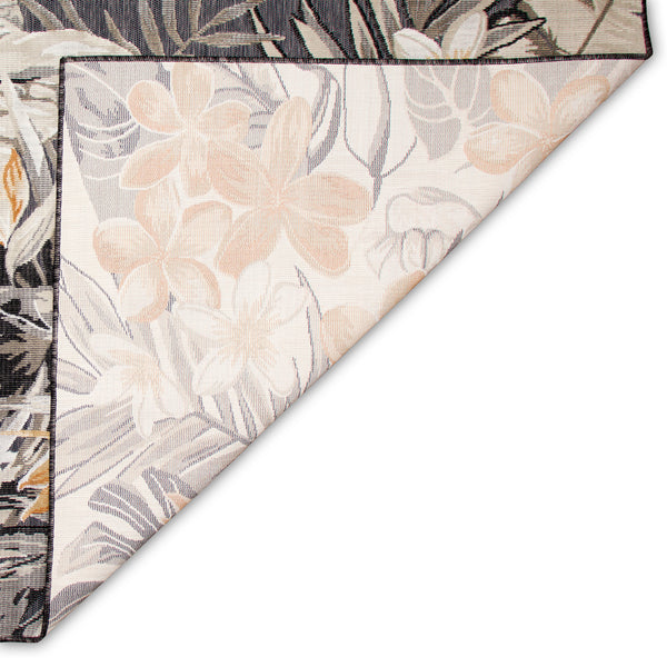 Trans-Ocean Liora Manne Canyon Paradise Casual Indoor/Outdoor Power Loomed 87% Polypropylene/13% Polyester Rug Charcoal 7'8" x 9'10"