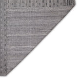 Trans-Ocean Liora Manne Hudson Bubble Stripe Casual Indoor/Outdoor Hand Woven 100% Solution Dyed Polyester Rug Charcoal 8'3" x 11'6"