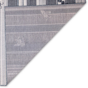 Trans-Ocean Liora Manne Malibu Sweet Bees Casual Indoor/Outdoor Power Loomed 88% Polypropylene/12% Polyester Rug Navy 7'10" x 9'10"