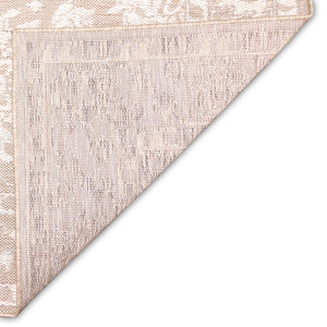 Trans-Ocean Liora Manne Malibu Kashan Casual Indoor/Outdoor Power Loomed 88% Polypropylene/12% Polyester Rug Neutral 7'10" x 9'10"