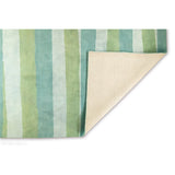 Trans-Ocean Liora Manne Piazza Stripes Contemporary Indoor Hand Tufted 100% Wool Pile Rug Sea Breeze 8'3" x 11'6"