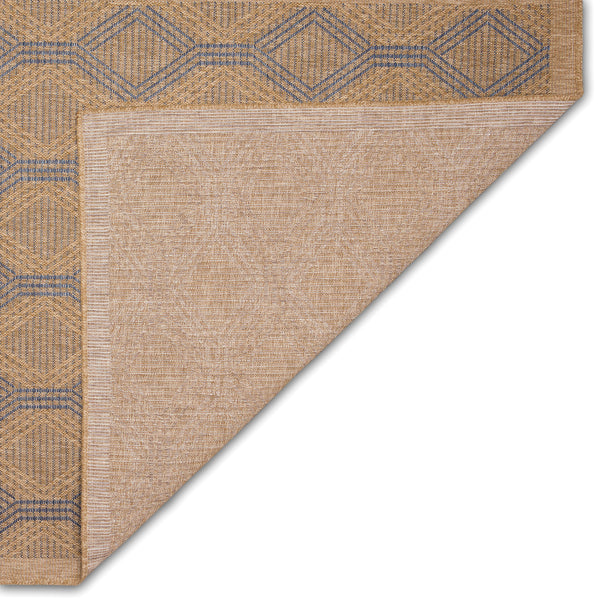 Trans-Ocean Liora Manne Sahara Links Casual Indoor/Outdoor Power Loomed 91% Polypropylene/9% Polyester Rug Navy 7'10" x 9'10"