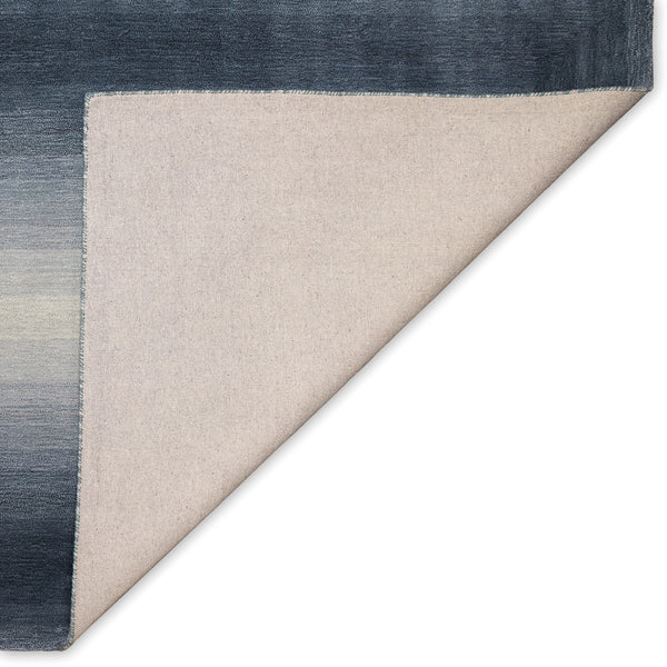 Trans-Ocean Liora Manne Tivoli Dream Border Contemporary Indoor Hand Tufted 100% Wool Pile Rug Denim 8'3" x 11'6"