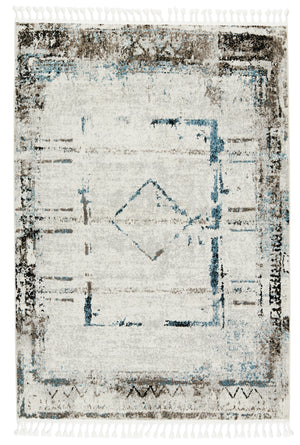 Jaipur Living Bahia Collection BAH02 Aydin 100% Polypropylene Machine Made Moroccan Medallion Rug RUG152478