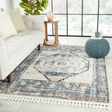 Jaipur Living Bahia Collection BAH04 Samsun 100% Polypropylene Machine Made Global Medallion Rug RUG152486