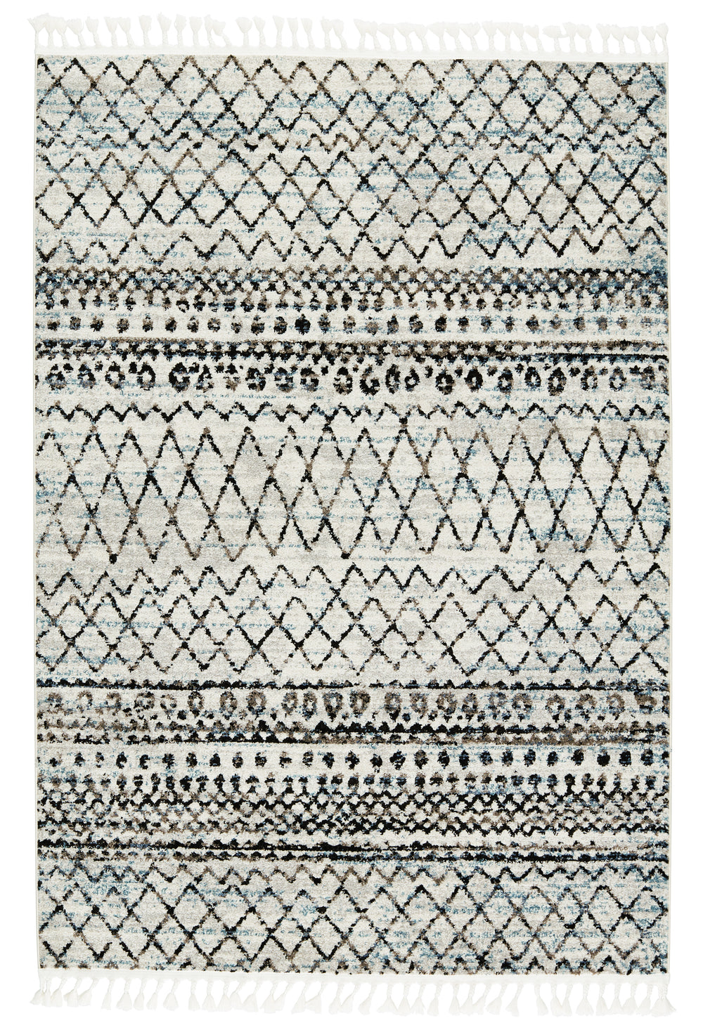 Jaipur Living Bahia Collection BAH09 Kula 100% Polypropylene Machine Made Moroccan Trellis Rug RUG152506