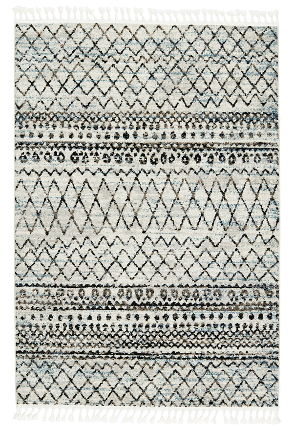 Jaipur Living Bahia Collection BAH09 Kula 100% Polypropylene Machine Made Moroccan Trellis Rug RUG152506