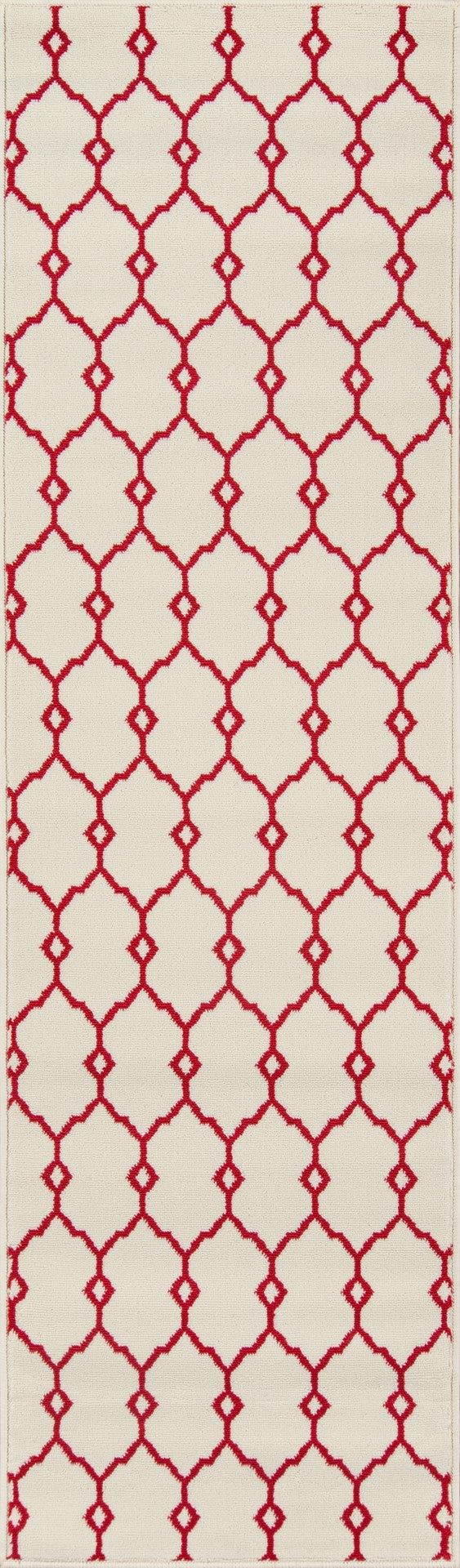 Momeni Baja BAJ-2 Machine Made Contemporary Geometric Indoor/Outdoor Area Rug Ivory 8'6" x 13' BAJA0BAJ-2IVY860D