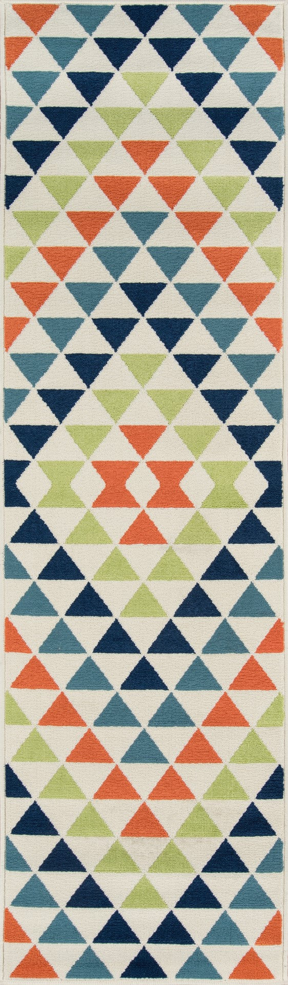 Momeni Baja BAJ-5 Machine Made Contemporary Geometric, Diamond Indoor/Outdoor Area Rug Multi 8'6" x 13' BAJA0BAJ-5MTI860D
