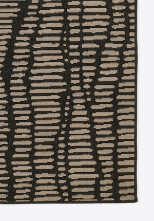 Momeni Baja BAJ40 Machine Made Contemporary Abstract Indoor/Outdoor Area Rug Charcoal 8'6" x 13' BAJA0BAJ40CHR860D
