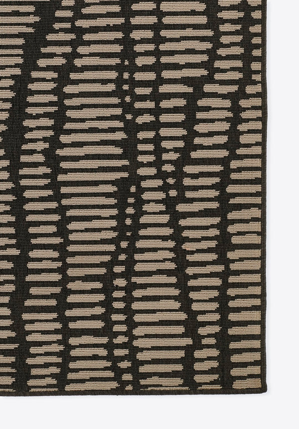 Momeni Baja BAJ40 Machine Made Contemporary Abstract Indoor/Outdoor Area Rug Charcoal 8'6" x 13' BAJA0BAJ40CHR860D