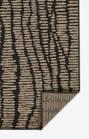Momeni Baja BAJ40 Machine Made Contemporary Abstract Indoor/Outdoor Area Rug Charcoal 8'6" x 13' BAJA0BAJ40CHR860D