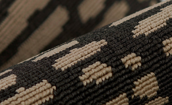 Momeni Baja BAJ40 Machine Made Contemporary Abstract Indoor/Outdoor Area Rug Charcoal 8'6" x 13' BAJA0BAJ40CHR860D