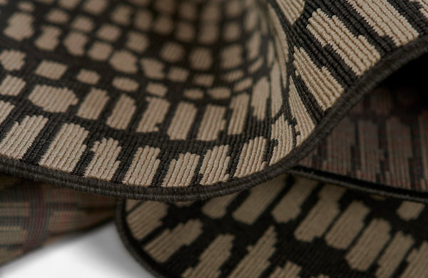 Momeni Baja BAJ40 Machine Made Contemporary Abstract Indoor/Outdoor Area Rug Charcoal 8'6" x 13' BAJA0BAJ40CHR860D