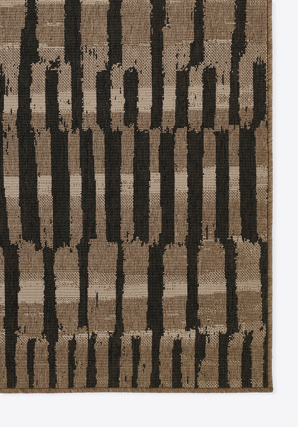 Momeni Baja BAJ42 Machine Made Contemporary Geometric Indoor/Outdoor Area Rug Brown 8'6" x 13' BAJA0BAJ42BRN860D