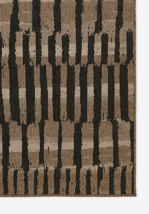 Momeni Baja BAJ42 Machine Made Contemporary Geometric Indoor/Outdoor Area Rug Brown 8'6" x 13' BAJA0BAJ42BRN860D