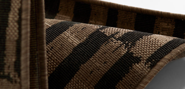 Momeni Baja BAJ42 Machine Made Contemporary Geometric Indoor/Outdoor Area Rug Brown 8'6" x 13' BAJA0BAJ42BRN860D