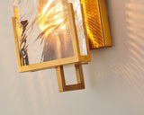 Bethel Gold Wall Sconce in Metal & Crystal