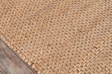 Momeni Bali BL-27 Hand Woven Contemporary Solid Indoor Area Rug Natural 9'6" x 13'6" BALICBL-27NAT96D6