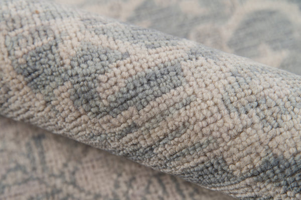 Momeni Banaras BNR-2 Hand Knotted Traditional Oriental Indoor Area Rug Sage 9'6" x 13'6" BANARBNR-2SAG96D6