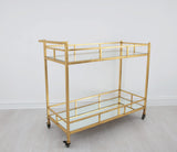 Zeugma Bar100 Gold Serving Cart