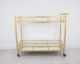 Zeugma Bar100 Gold Serving Cart