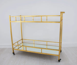 Zeugma Bar100 Gold Serving Cart