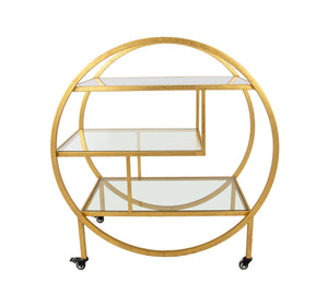 Zeugma BAR101 Gold Serving Cart