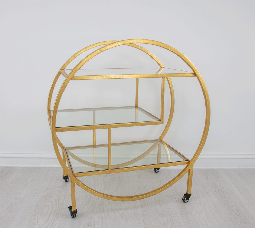 Zeugma BAR101 Gold Serving Cart