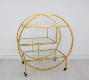 Zeugma BAR101 Gold Serving Cart