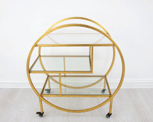 Zeugma BAR101 Gold Serving Cart