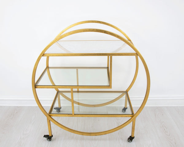 Zeugma BAR101 Gold Serving Cart