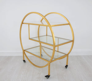 Zeugma BAR101 Gold Serving Cart