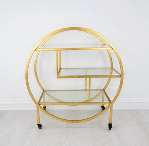 Zeugma BAR101 Gold Serving Cart