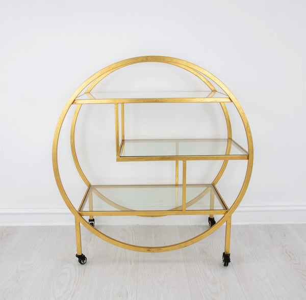 Zeugma BAR101 Gold Serving Cart