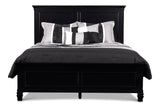 New Classic Furniture Tamarack King Bed - Black BB044B-115-FULL-BED