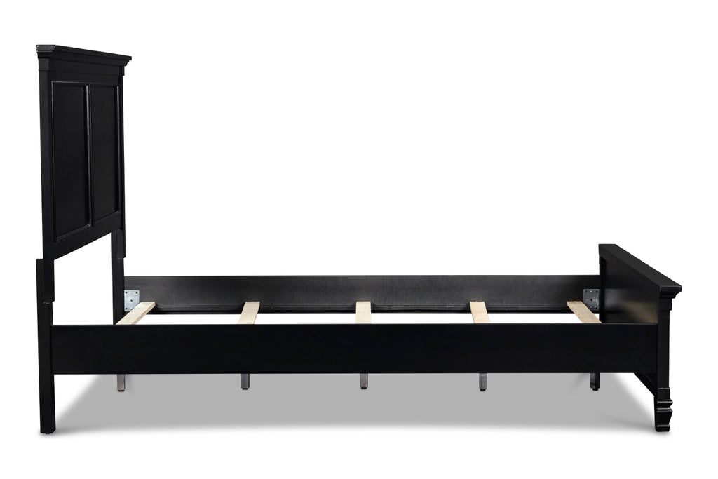 New Classic Furniture Tamarack King Bed - Black BB044B-115-FULL-BED