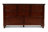 New Classic Furniture Tamarack Dresser Brn Cherry BB044C-050