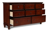 New Classic Furniture Tamarack Dresser Brn Cherry BB044C-050